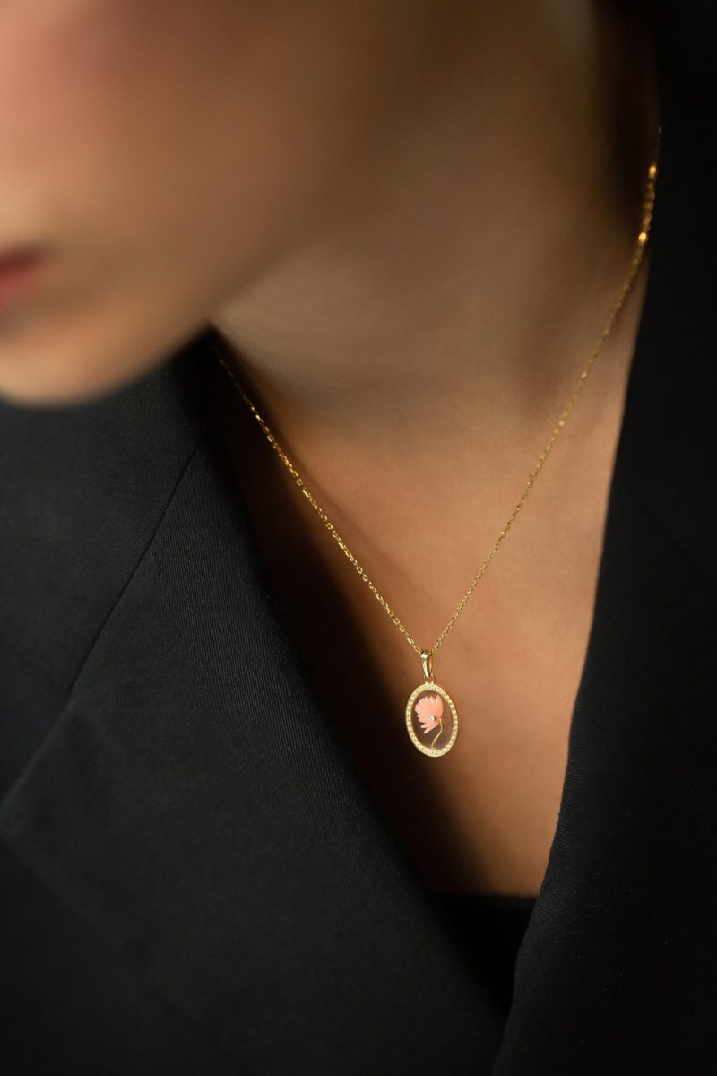 L'atelier Nawbar Diamond Wared Pendant