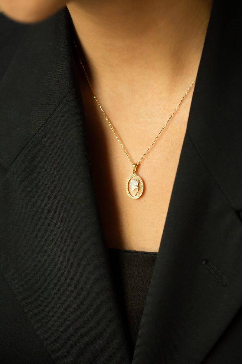 l'atelier nawbar Diamond Wared Pendant