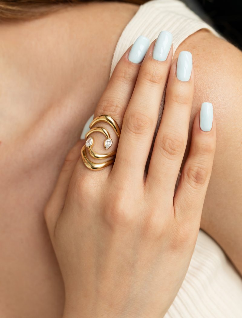l'atelier nawbar Double Boa Ring