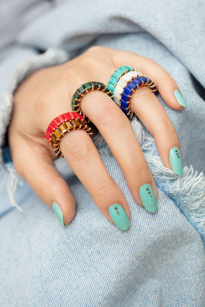 l'atelier nawbar Duo Squares Band – Green