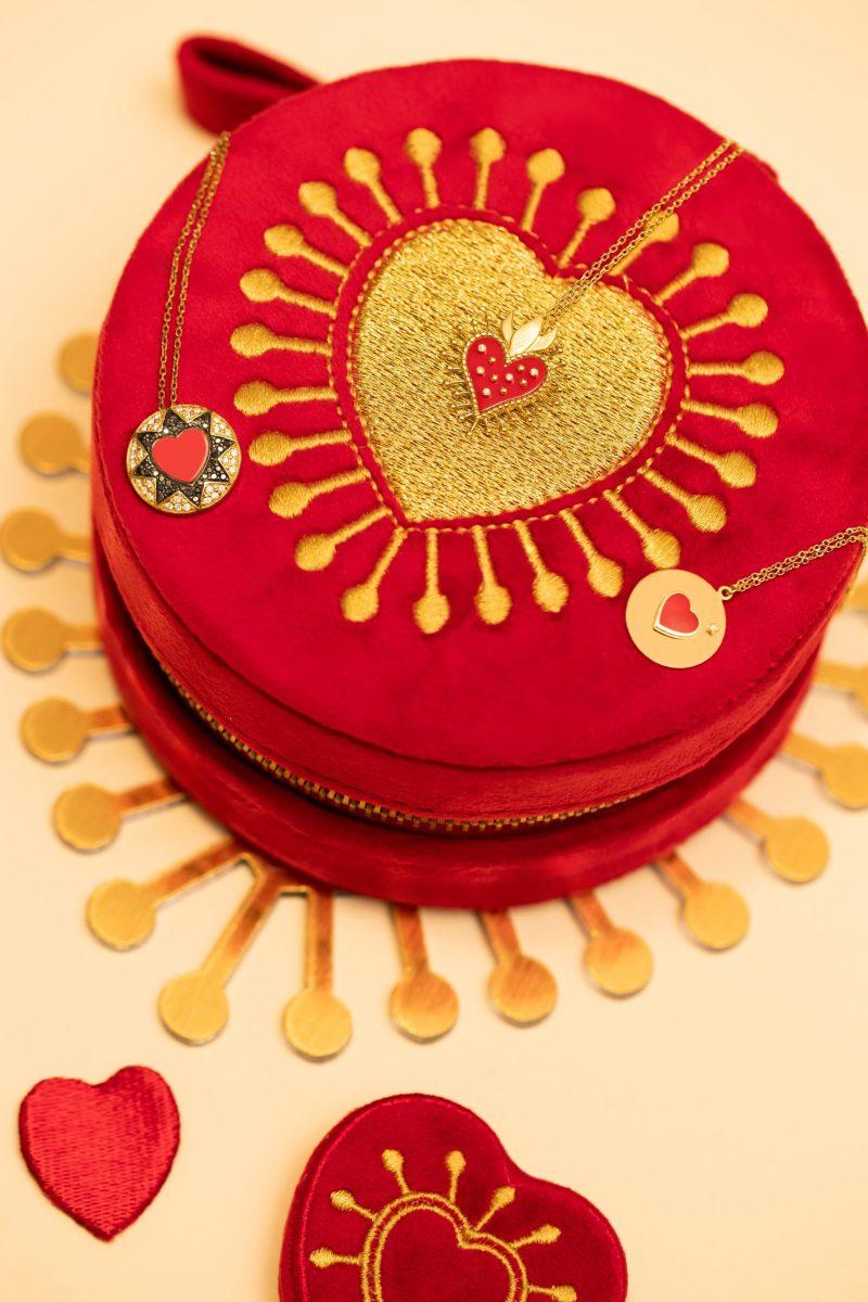 L'atelier Nawbar Flame Heart Necklace