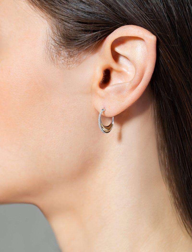 L'atelier Nawbar Gold Bloop Moon Earrings