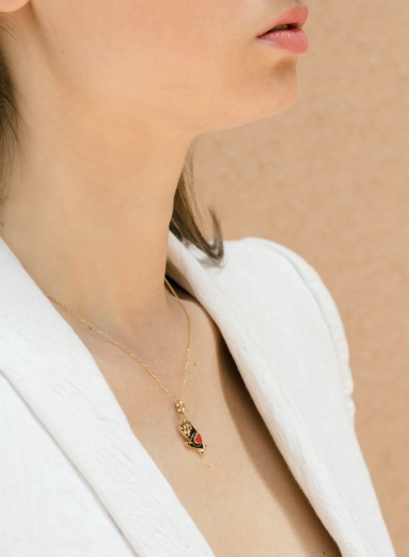 L'atelier Nawbar Heart On A Sleeve Pendant