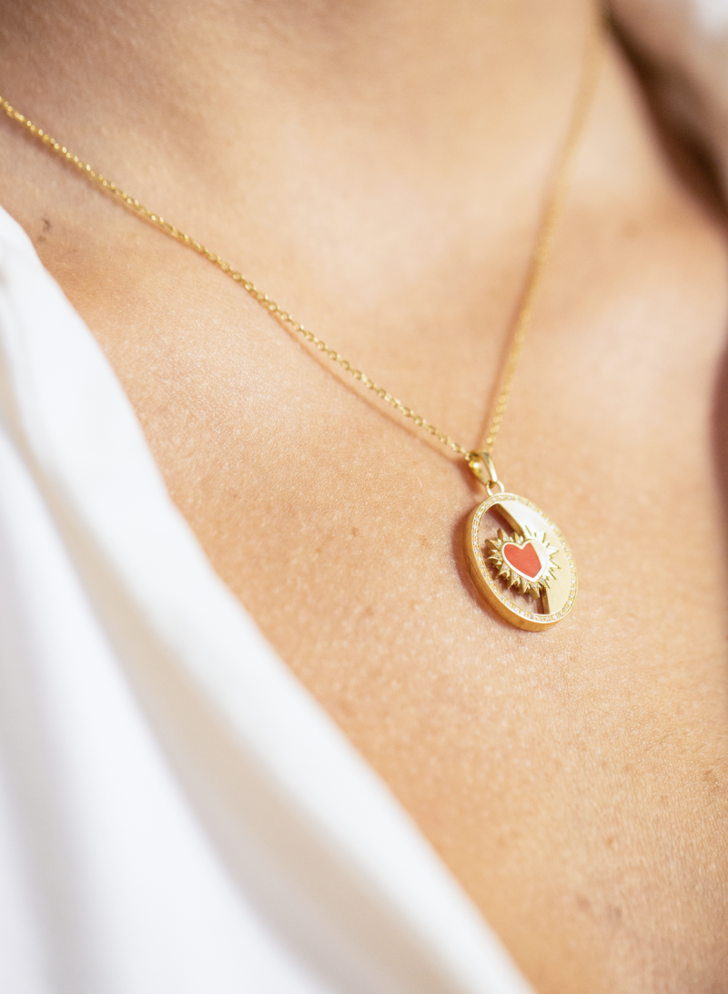 l'atelier nawbar Heart On Biladi Pendant