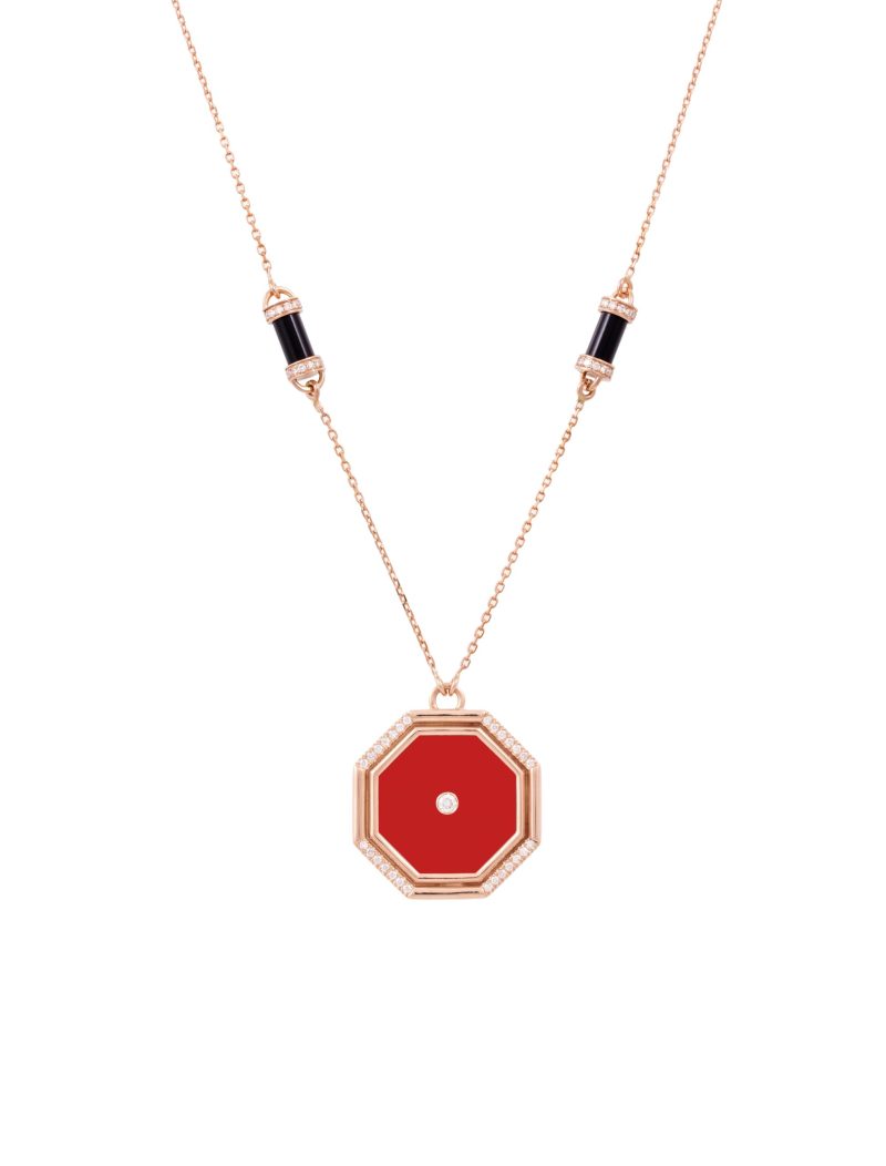 L'atelier Nawbar Hexagon Amulet Necklace
