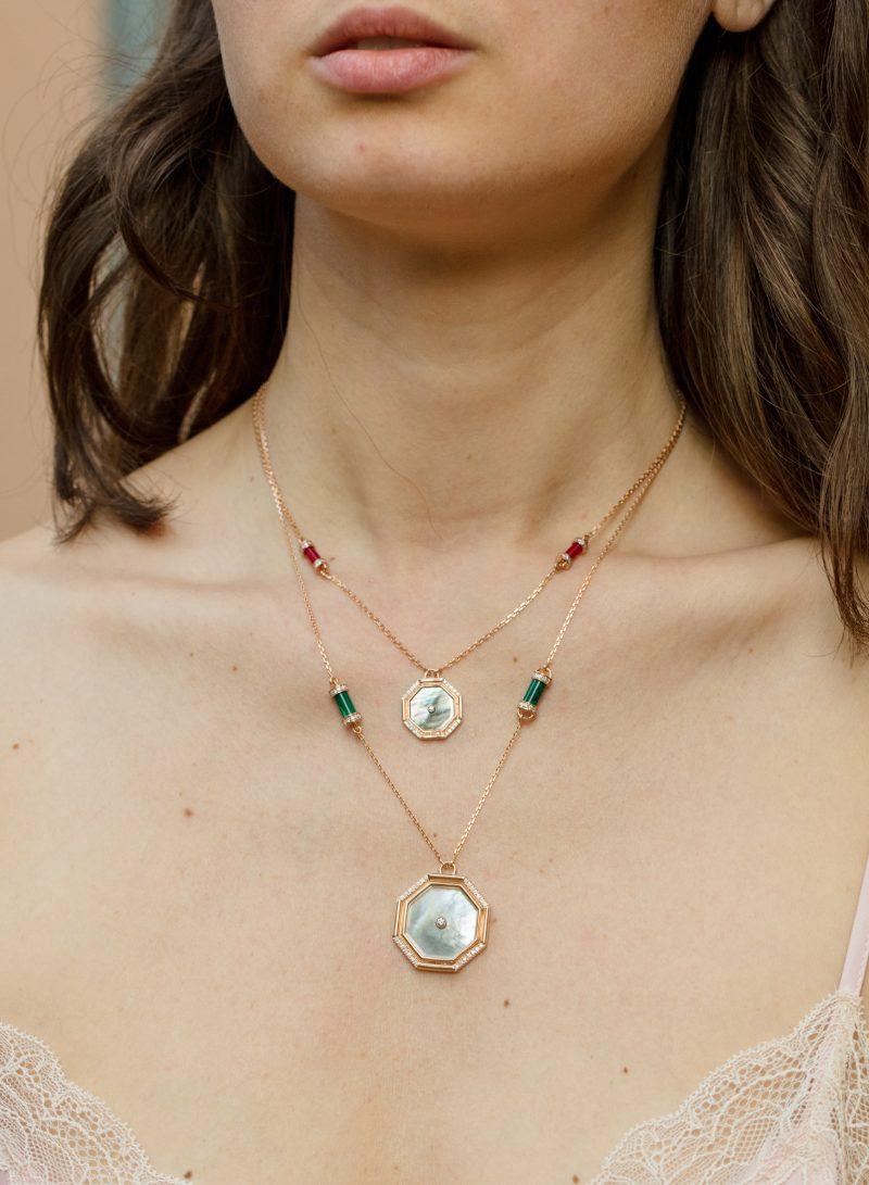 l'atelier nawbar Hexagon Amulet Necklace – Small