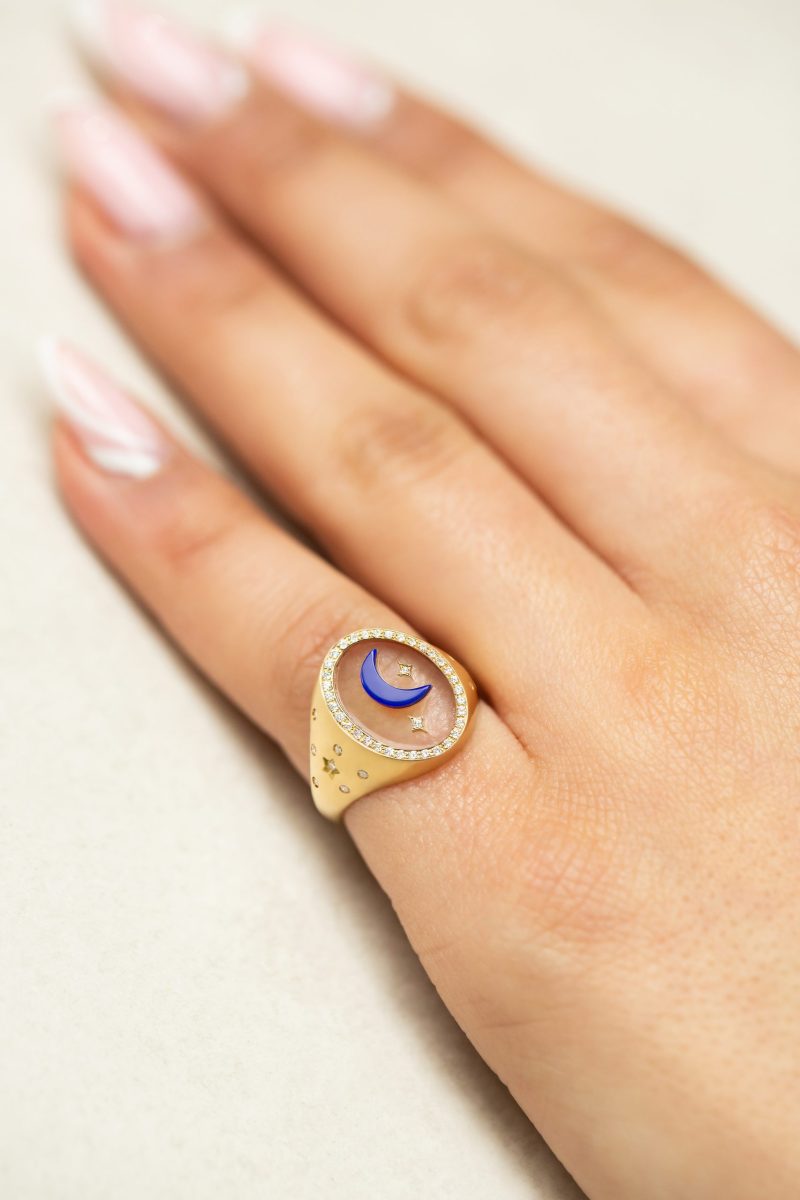 l'atelier nawbar Hilal 2.0 Diamond Ring