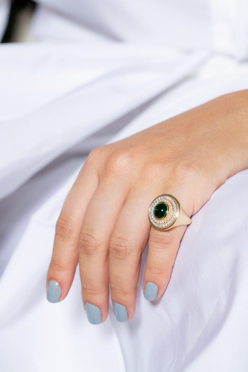 L'atelier Nawbar Mimette Double Diamond Ring