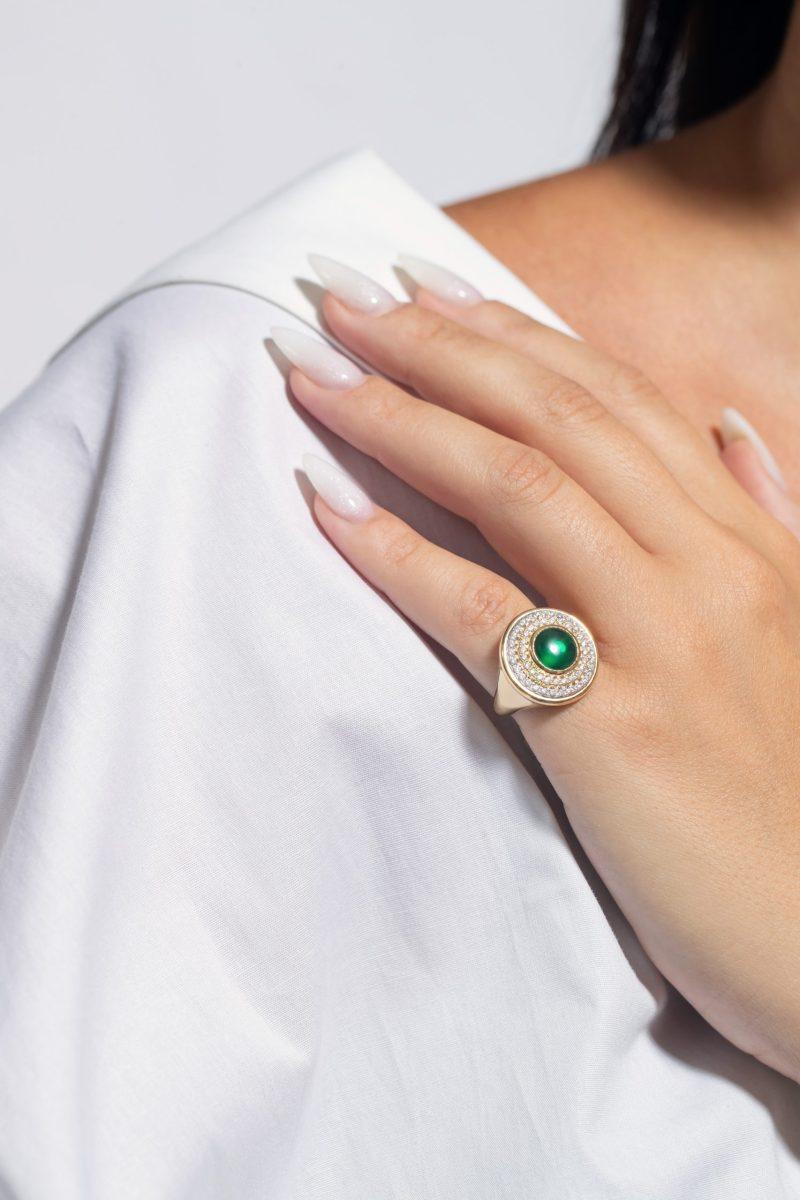 l'atelier nawbar Mimette Double Diamond Ring