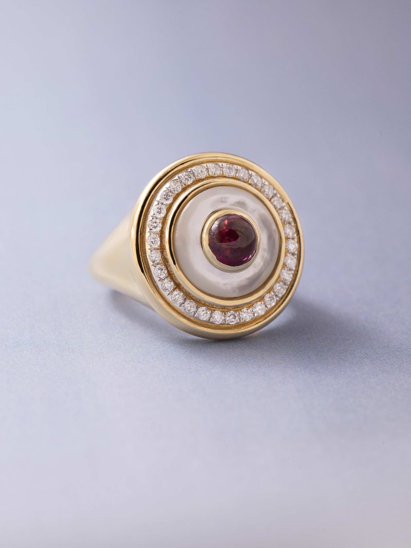 L'atelier Nawbar Mimette Double Stone Ring