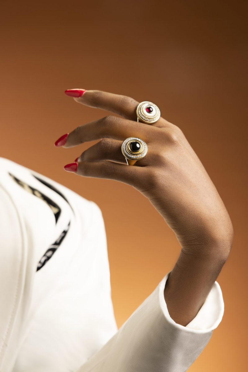 L'atelier Nawbar Mimette Double Stone Ring