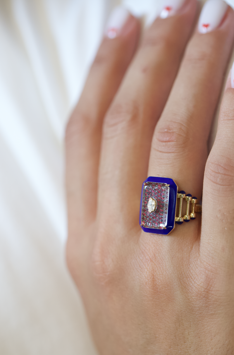 l'atelier nawbar Moments In Peacock Ring