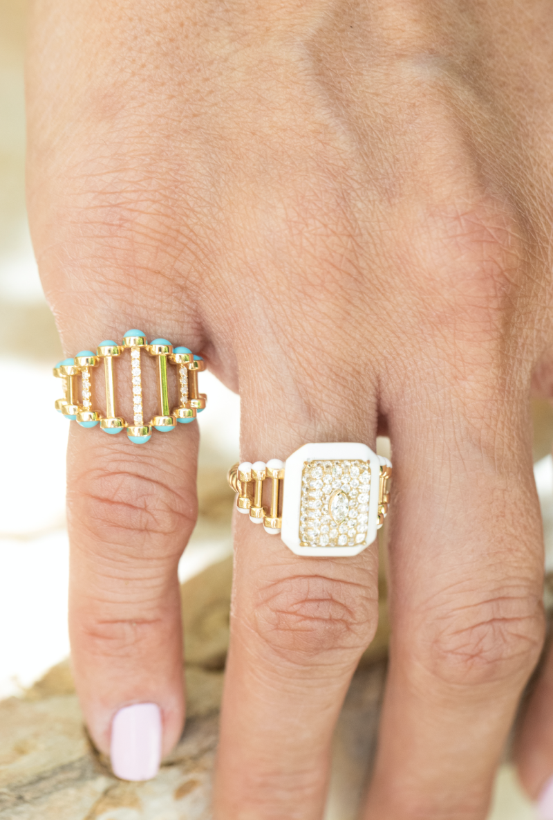 L'atelier Nawbar Moments In Swan Ring – White Gold