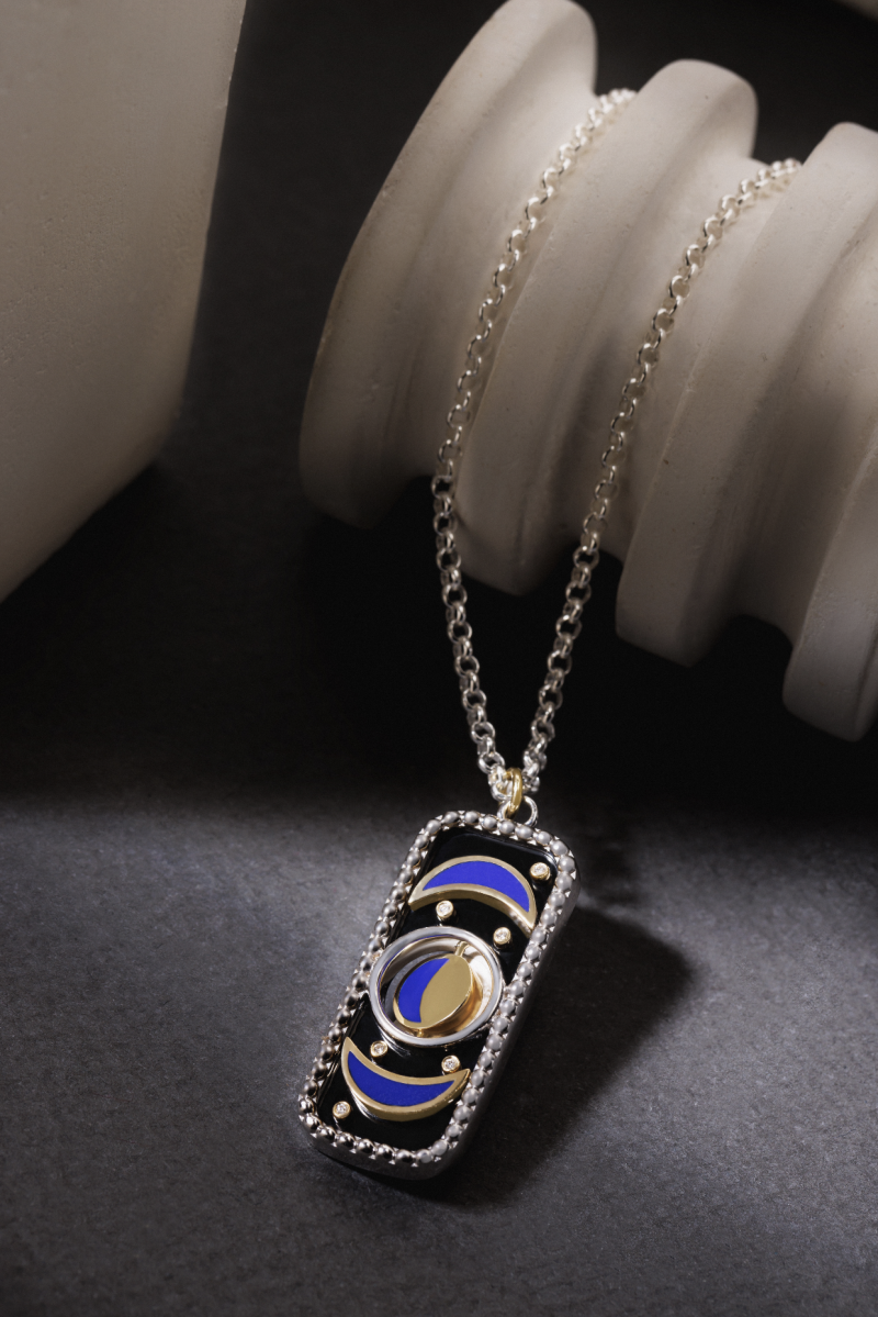 l'atelier nawbar Moon Circulation Necklace – Gold