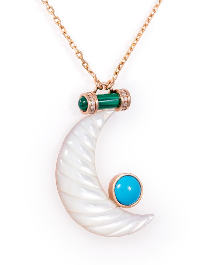 L'atelier Nawbar Mooney Amulet Pendant