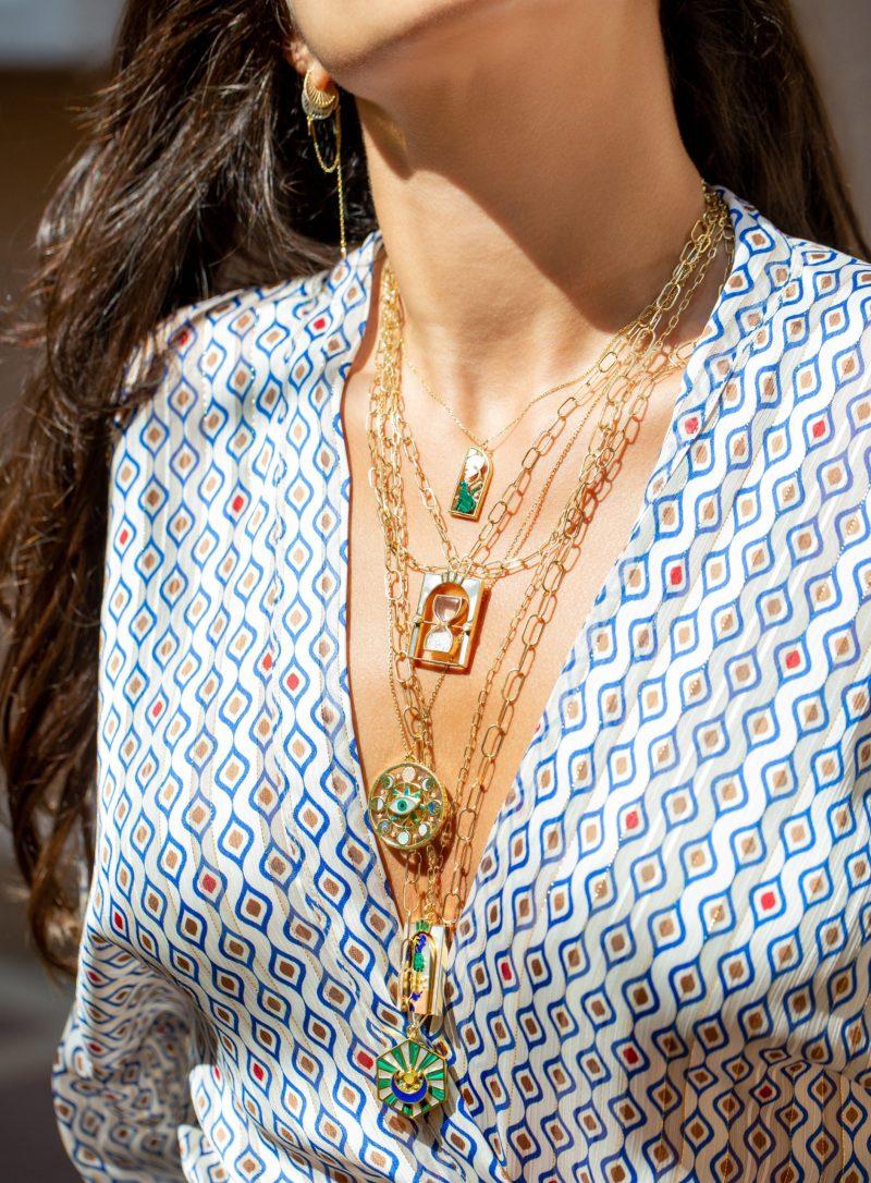 l'atelier nawbar Qamar Pendant