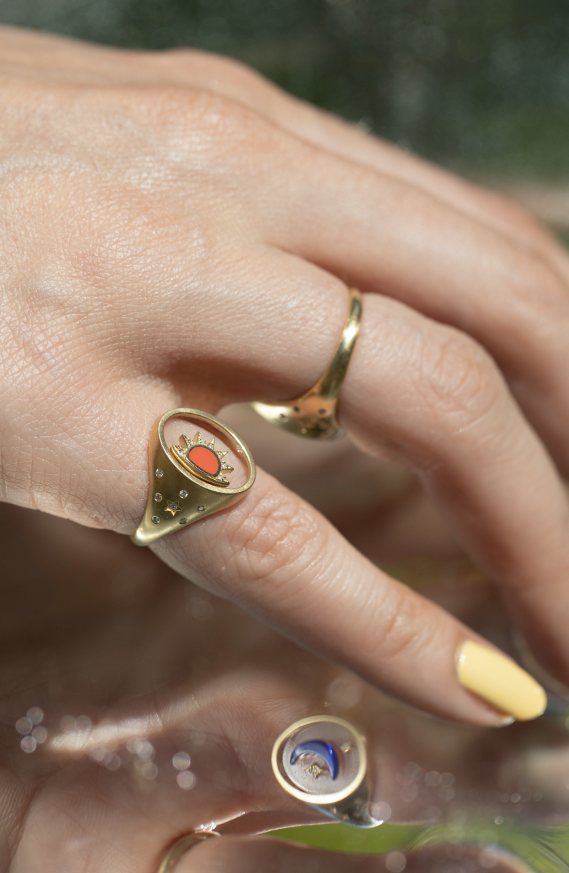 l'atelier nawbar Red Shams 2.0 Ring