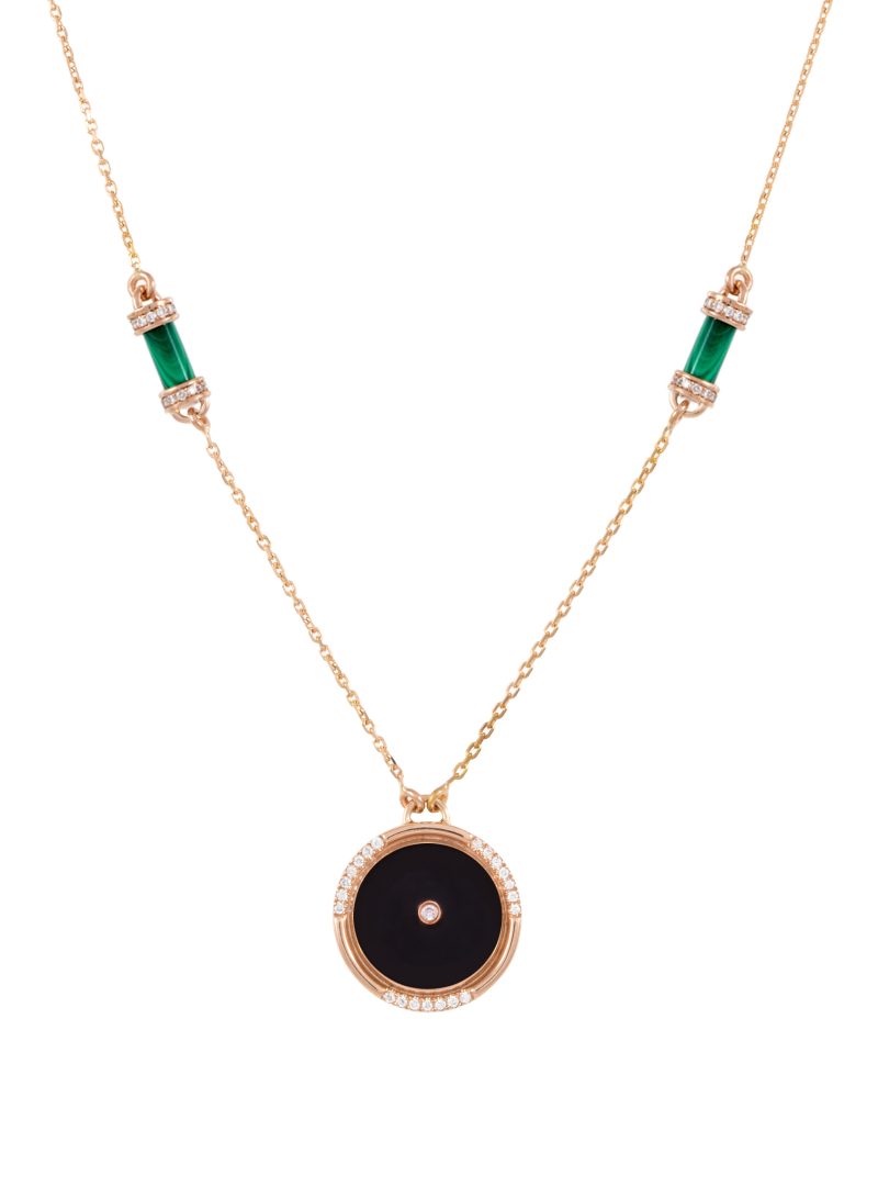 L'atelier Nawbar Round Amulet Necklace