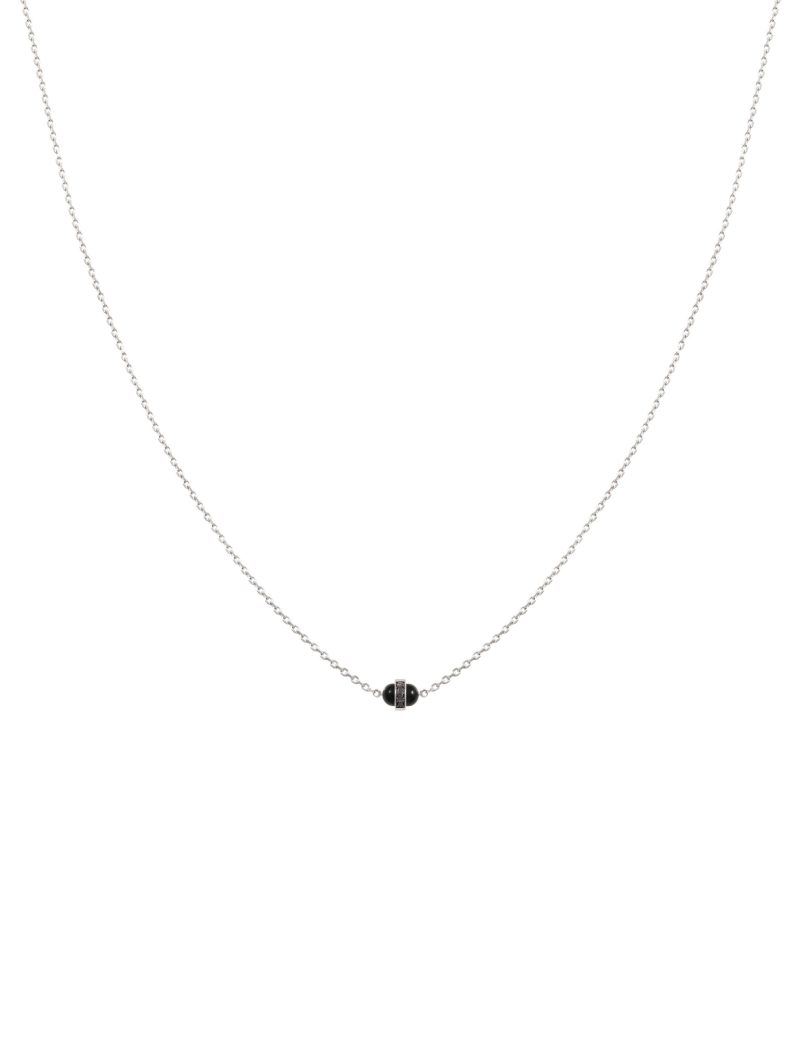L'atelier Nawbar Single Atom Silver Necklace
