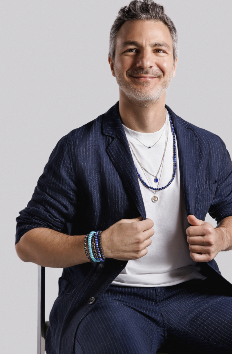 l'atelier nawbar Single Atom Silver Necklace