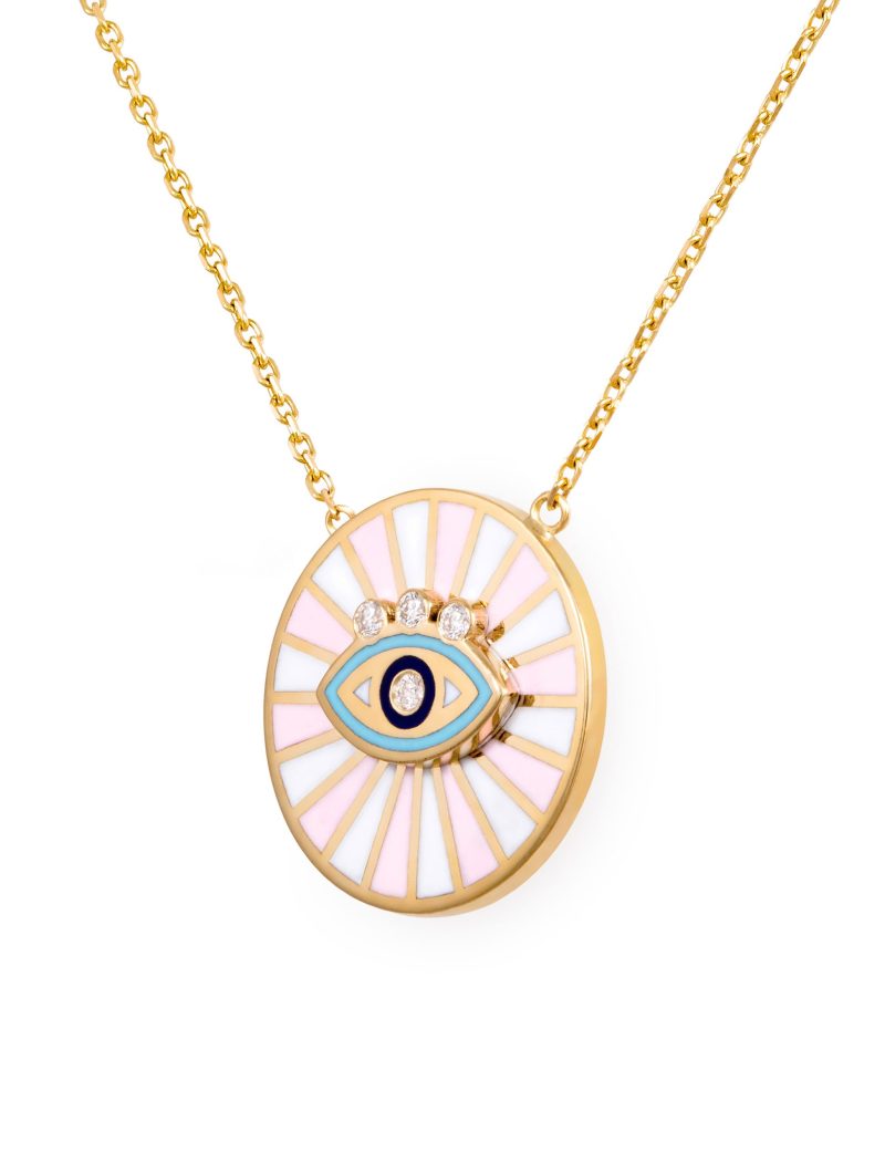 L'atelier Nawbar Spiral Eye Necklace