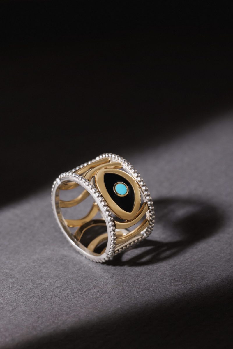 L'atelier Nawbar Spiral Eye Ring