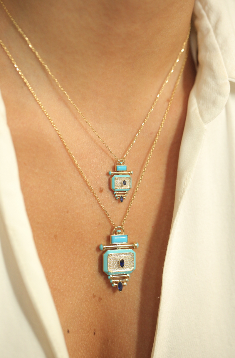 l'atelier nawbar The Blue Jay Moment Pendant