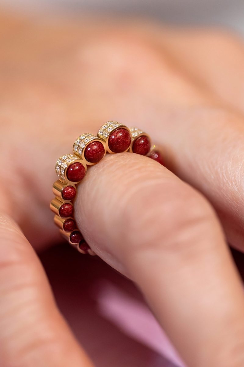 L'atelier Nawbar The Burgundy Rubidium Ring – Size 3