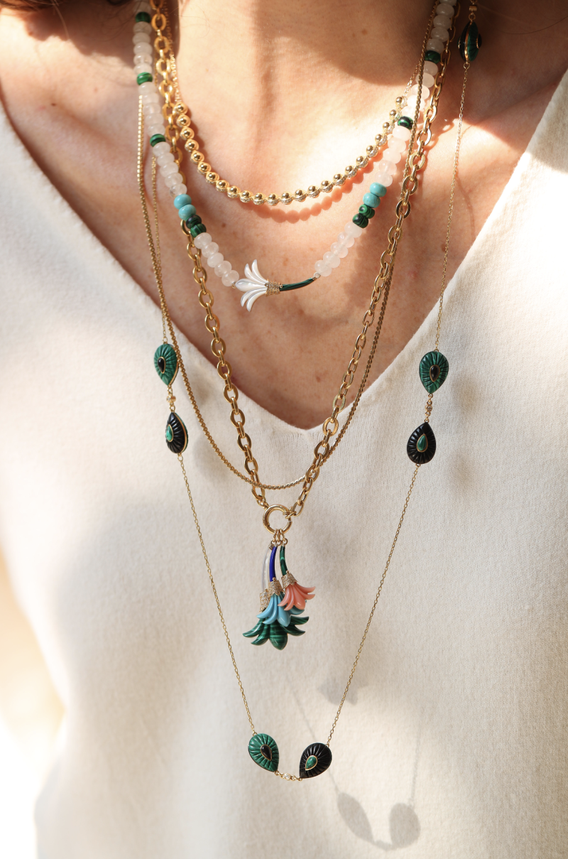 l'atelier nawbar The Gold Atom Necklace