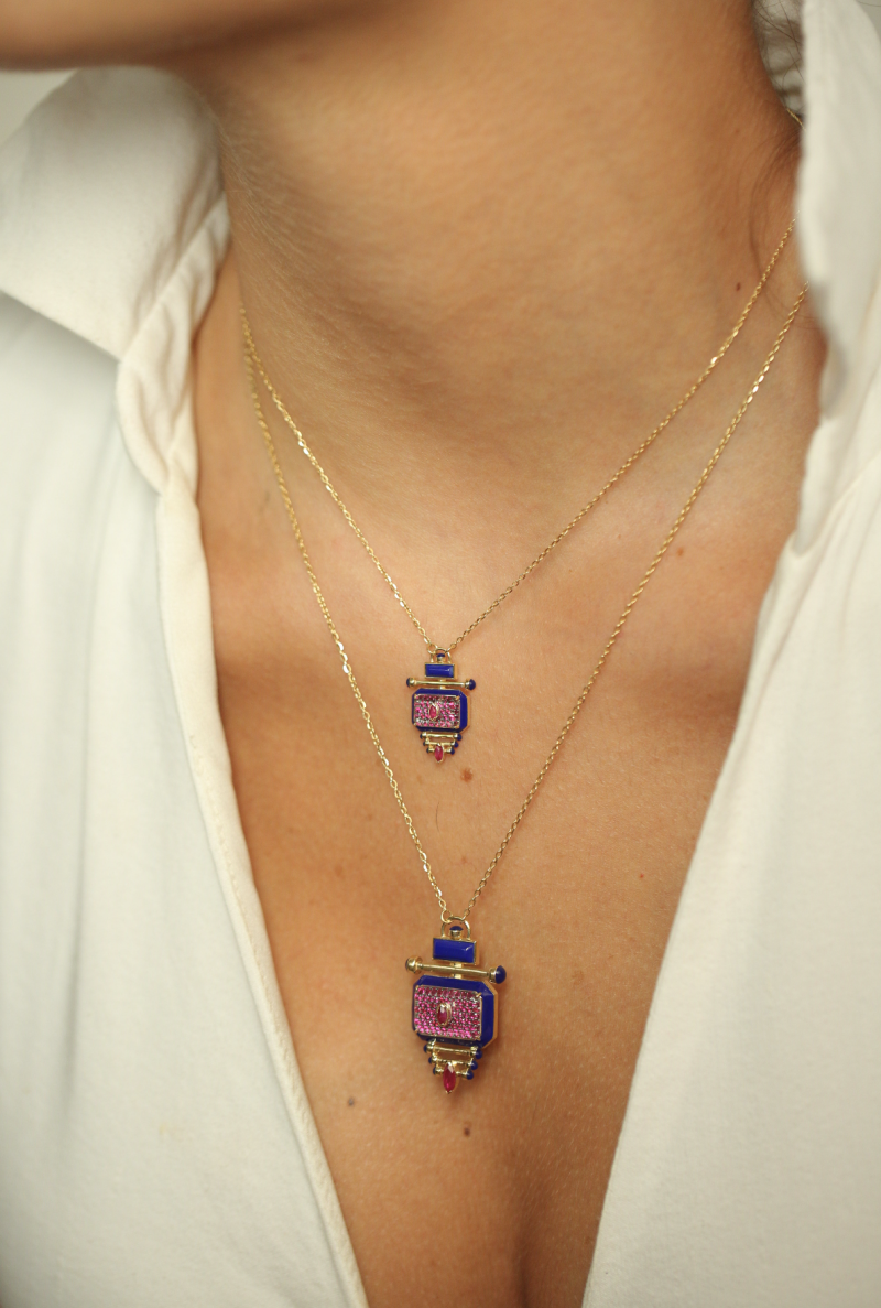 l'atelier nawbar The Little Peacock Pendant