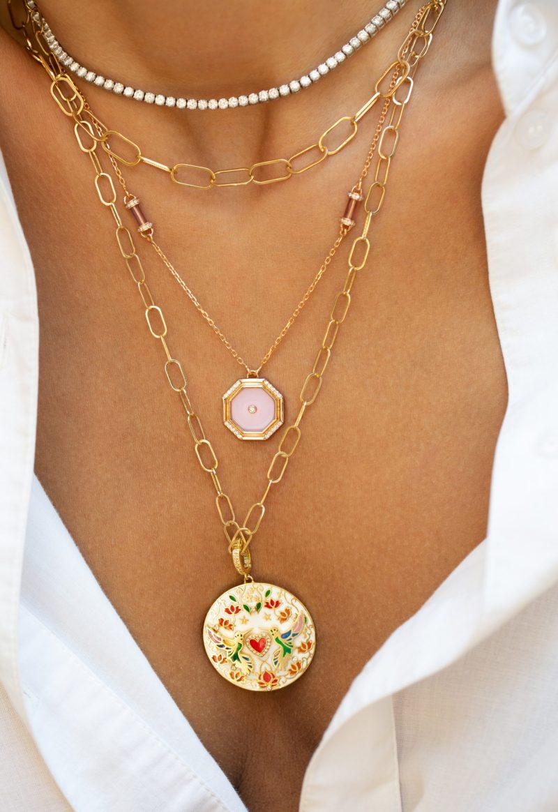 L'atelier Nawbar The Love Birds Pendant – Small