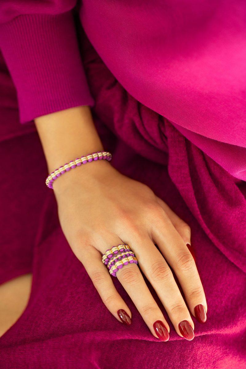L'atelier Nawbar The Purple Atom Ring – Size 1