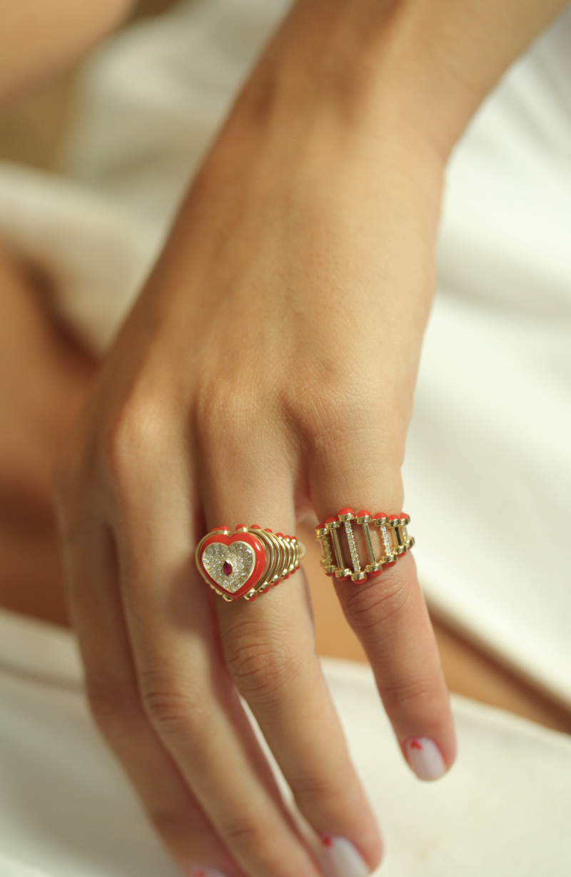 l'atelier nawbar The Red Heart Moment Ring