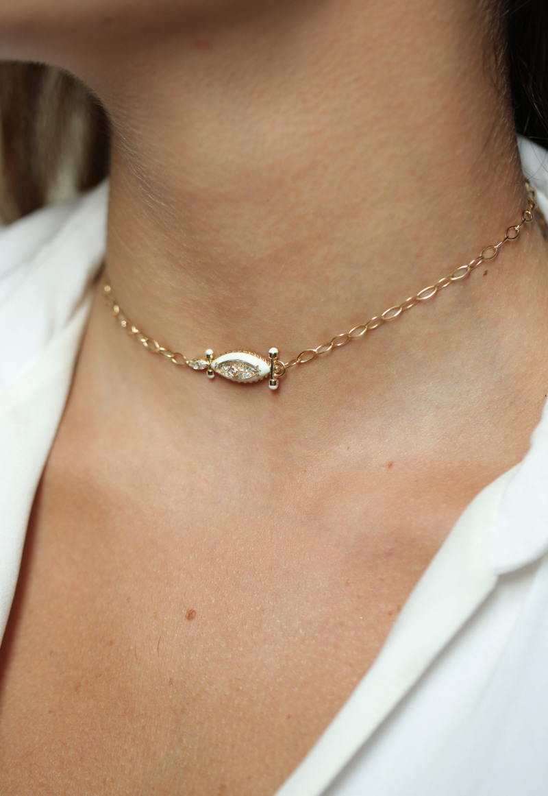 l'atelier nawbar The Swan Choker