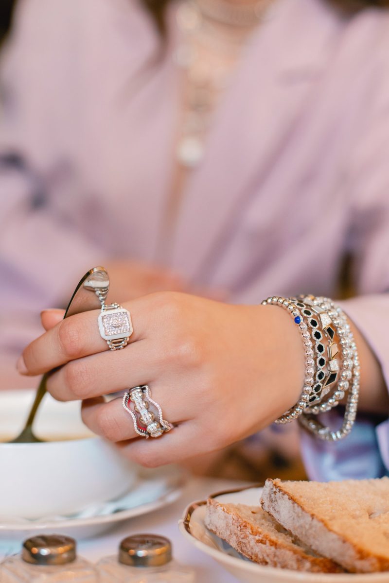 L'atelier Nawbar The White Gold Atom Ring – Size 3