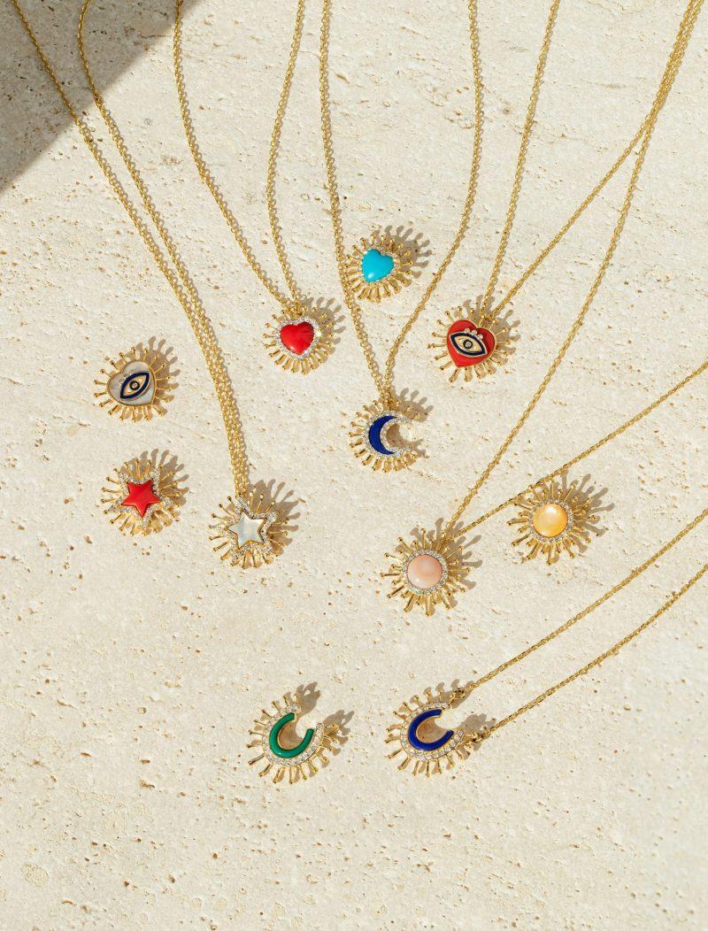 L'atelier Nawbar To The Moon And Back Necklace