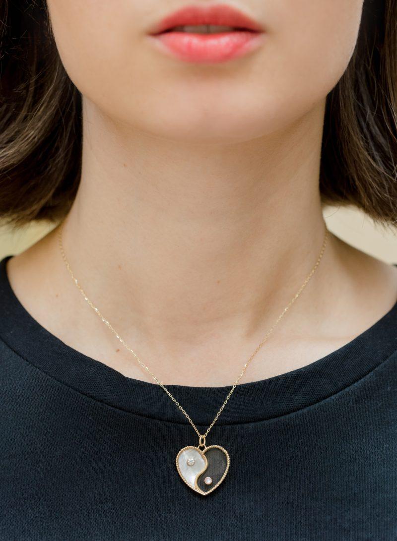 L'atelier Nawbar Yin Yang Heart Pendant