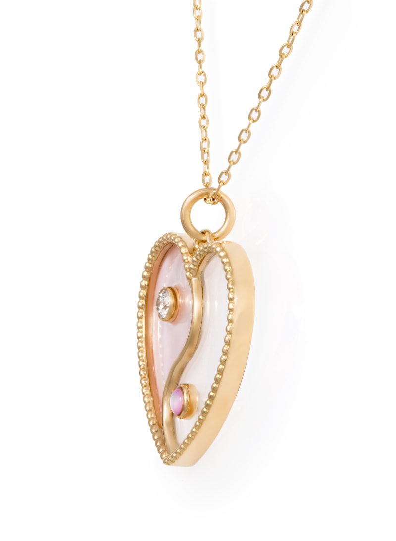 L'atelier Nawbar Yin Yang Heart Pendant