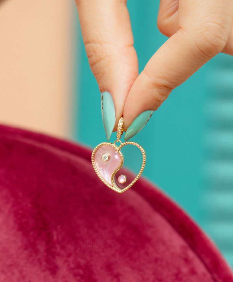 L'atelier Nawbar Yin Yang Heart Pendant