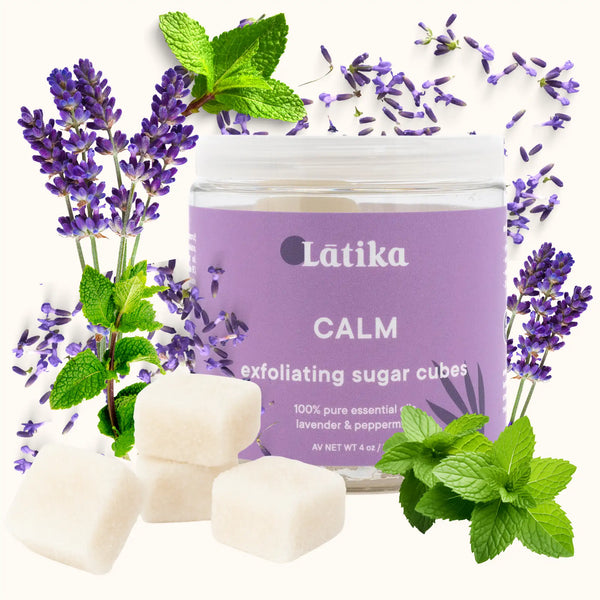 Latika Sugar Scrub - Exfoliating Cubes - Calm