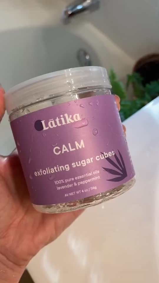 Latika Sugar Scrub - Exfoliating Cubes - Calm