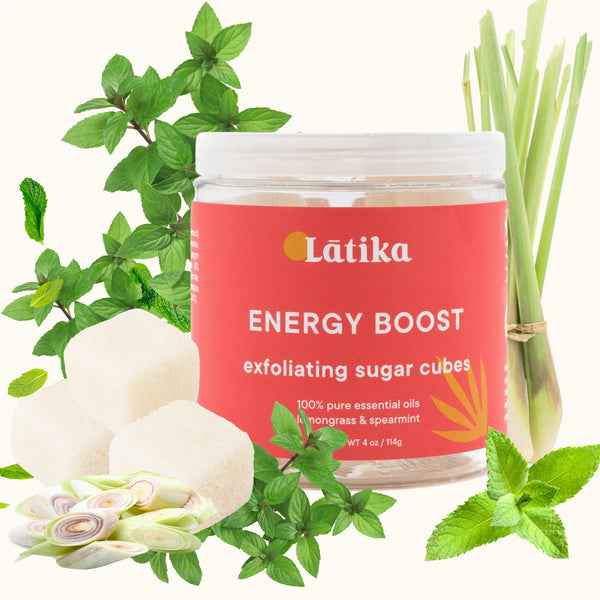 Latika Sugar Scrub - Exfoliating Cubes - Energy Boost