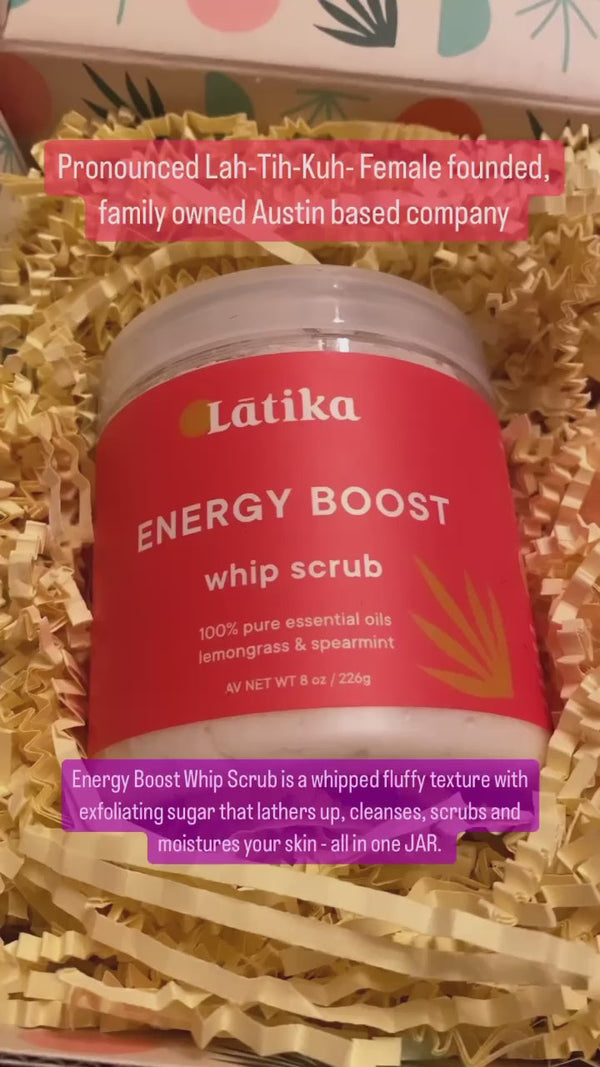 Latika Sugar Scrub - Exfoliating Cubes - Energy Boost