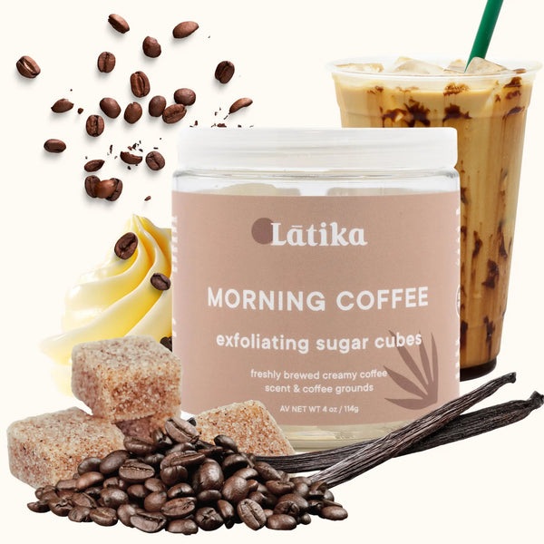 Latika Sugar Scrub - Exfoliating Cubes - Morning Coffee