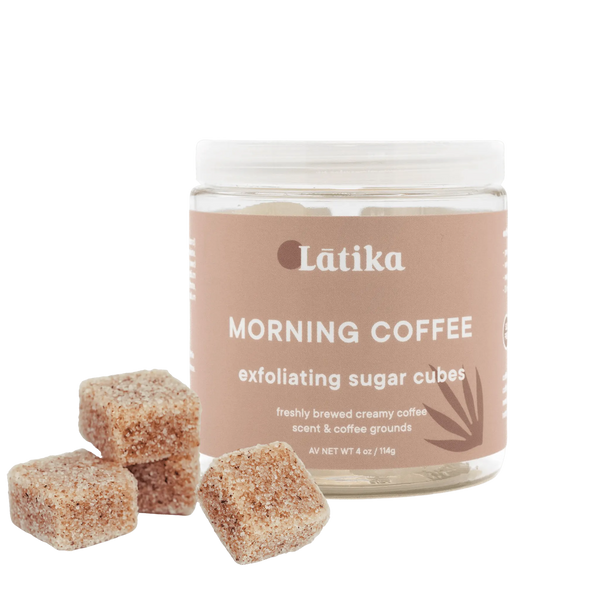 latika Sugar Scrub - Exfoliating Cubes - Morning Coffee