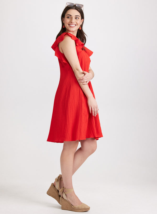 Laura A-Line Jacquard Dress