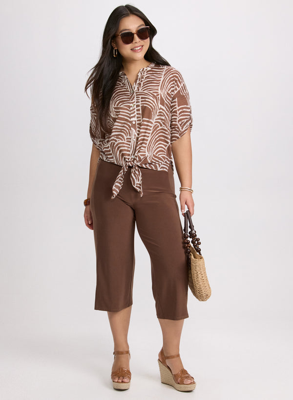 Laura Abstract Cotton Blouse