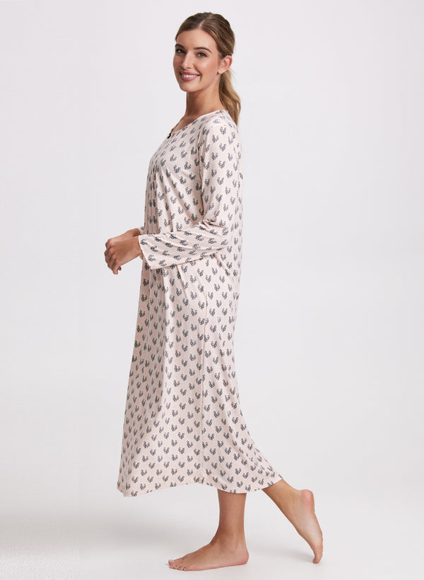 Laura Abstract Heart Nightgown