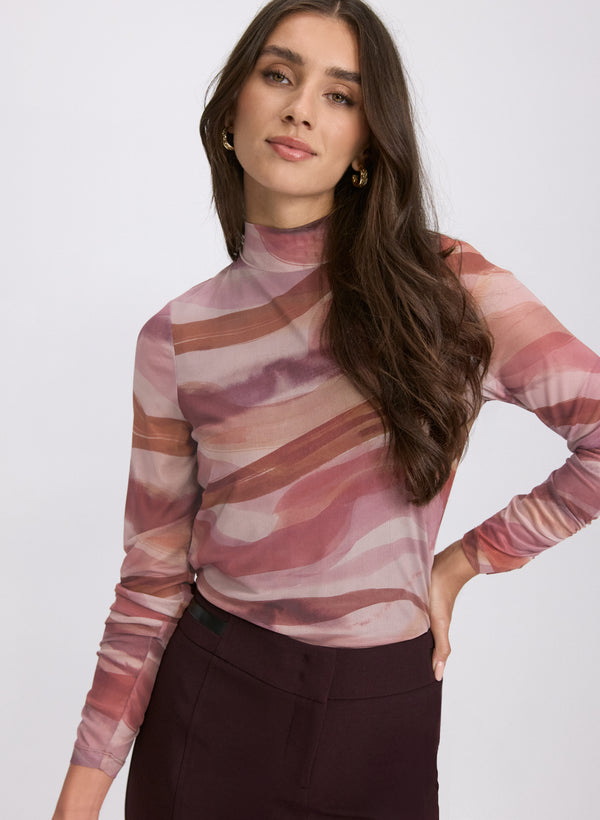 laura Abstract Mesh Top