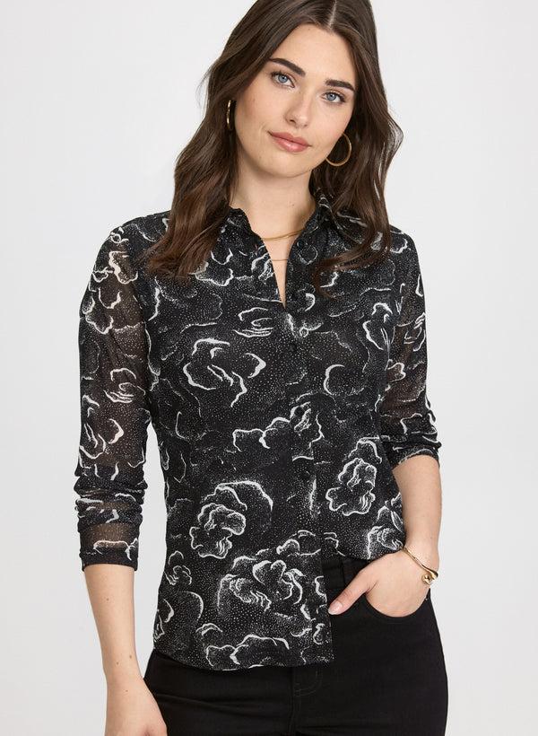 laura Abstract Mesh Top